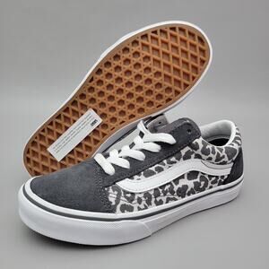 New VANS Youth Kids Girls Boys Lace Up Shoes Play School Low Top Size 3